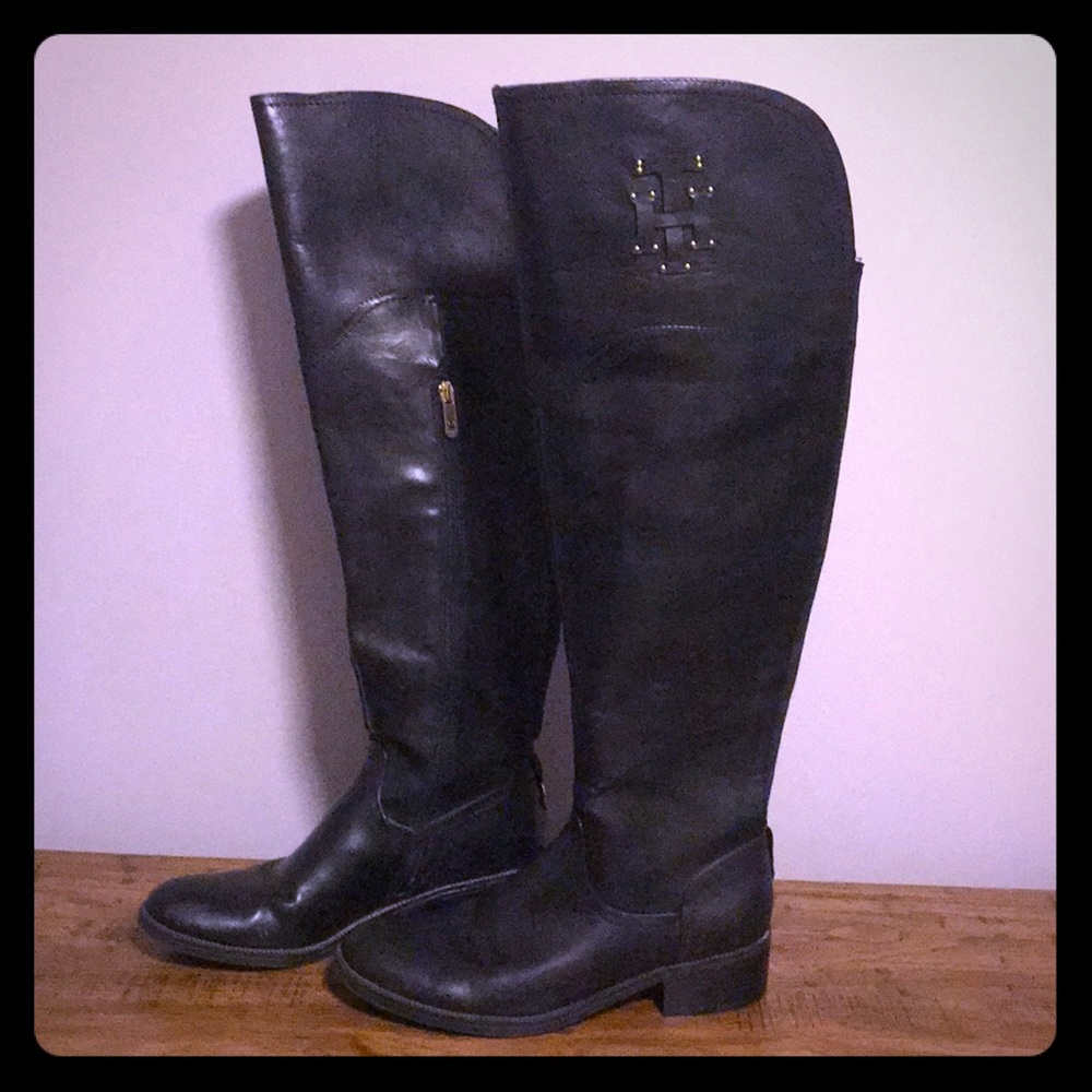 Tommy Hilfiger above knee riding boots